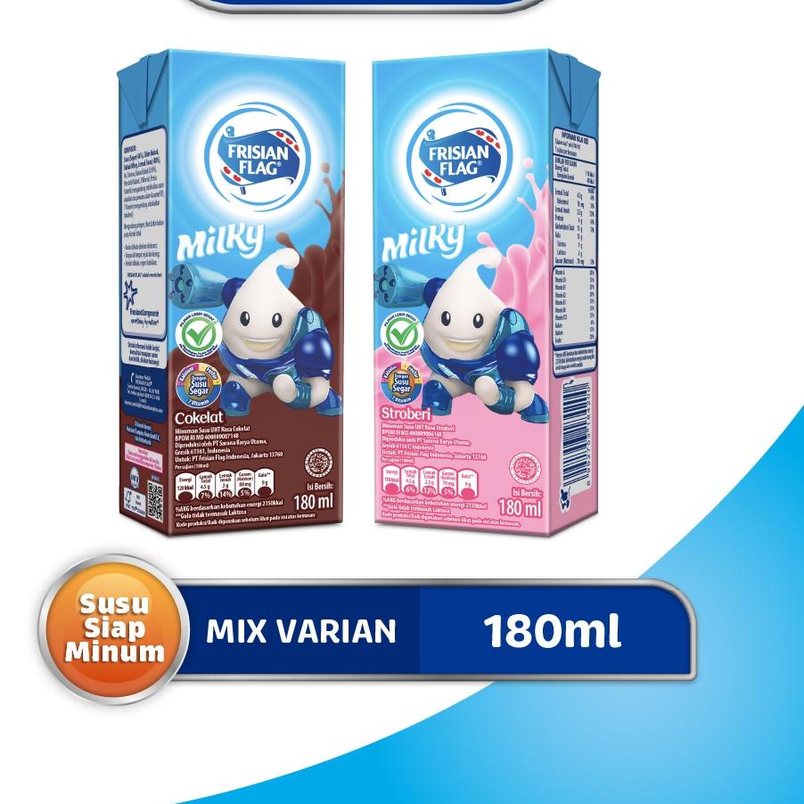 

Terbaru Frisian Flag UHT Milky Cokelat 180ml + Frisian Flag Milky UHT Stroberi 180ml ☎