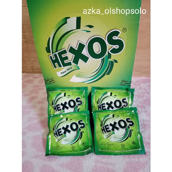 

HEXOS Rasa Mint KEMBANG GULA/HEXOS 12,5g (5butir x 2,5g)