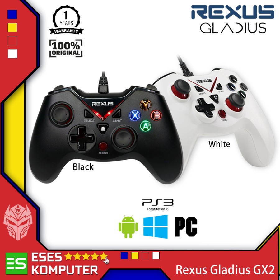 Gamepad Rexus Gladius GX2 GX 2 Gaming - Joystick / Stick / Controller