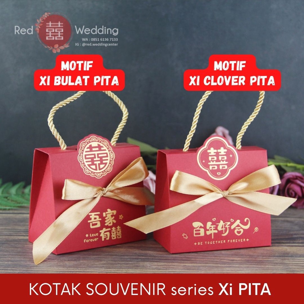 [KOTAK Pita Xi] PAKET HANDUK Pastel / Handuk Merah Souvenir Pernikahan Wedding / Teapai / Sangjit - MOHON BACA DESKRIPSI