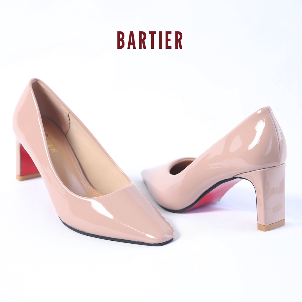 BARTIER - KIMI HEELS SEPATU KERJA WANITA HAK 7CM BLOCK HEELS