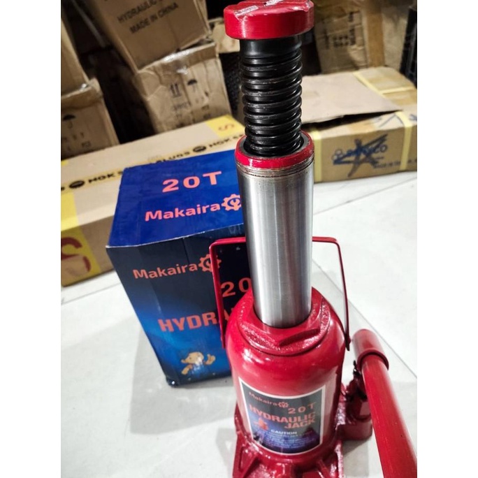 Dongkrak Botol/Dongkrak Mobil 20 Ton Merah Hakaira