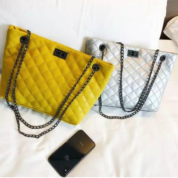 ㊢ SBT143 SLING BAG BESAR Rantai Wanita Tas Import Murah √