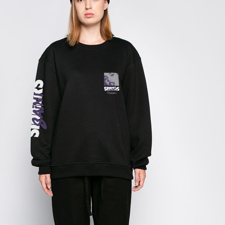 SALE✅Southgate SINNERS SAINT CREWNECK - BLACK|RA7