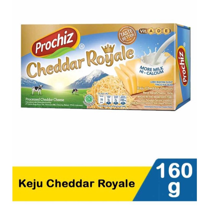 

pro chiz keju cheddar royarle 160g