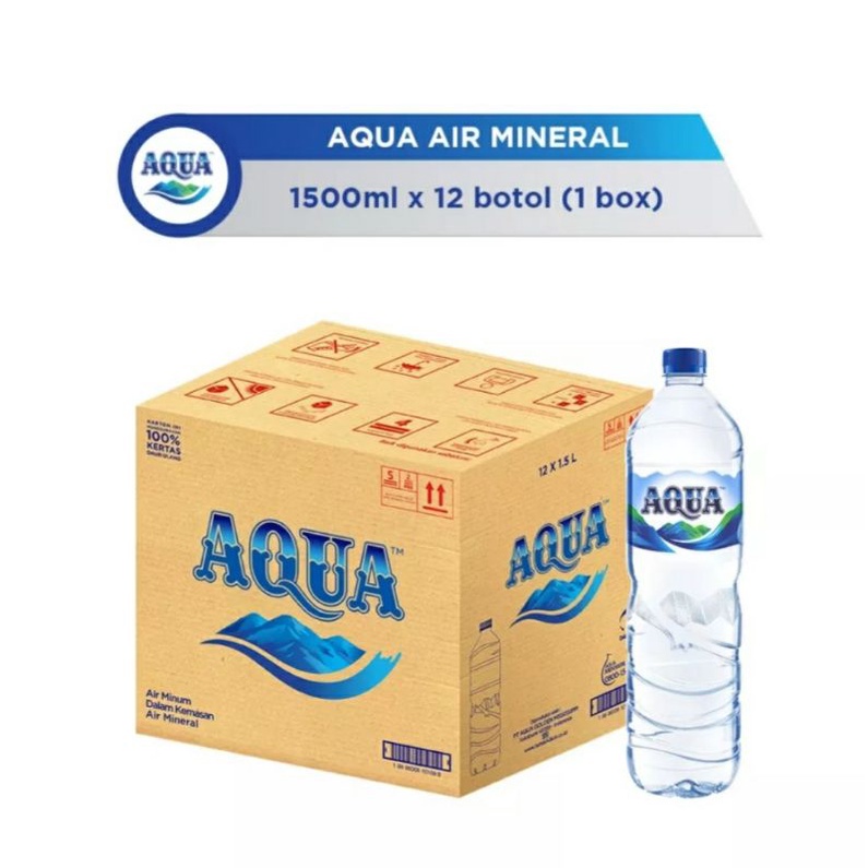 

Aqua Air Mineral Botol 1500 ml (isi 12 pcs/dus)