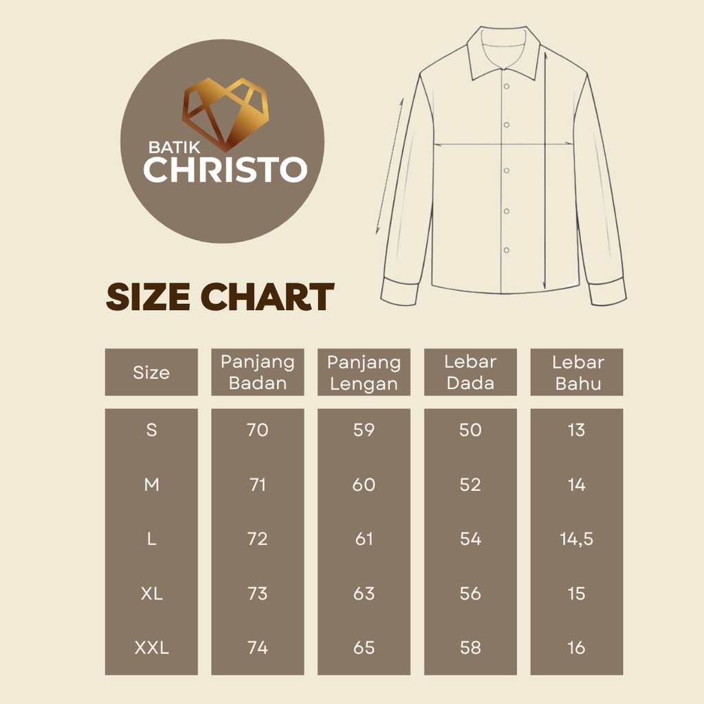 Kemeja Batik Christo Slimfit Premium CHR 0147