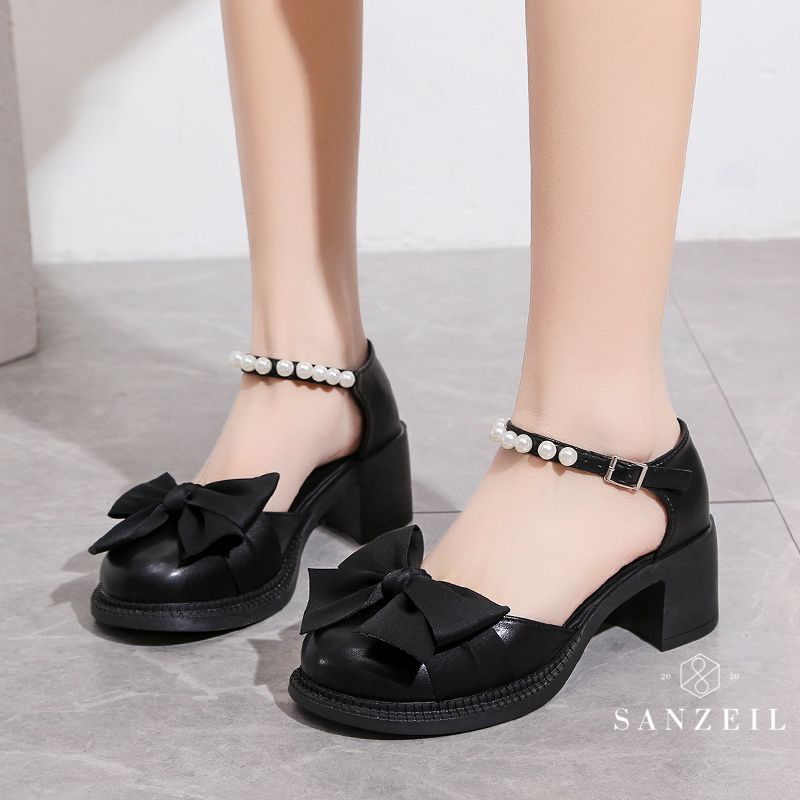 SANZEIL BABY Wedges Import Dengan Pita n Mutira