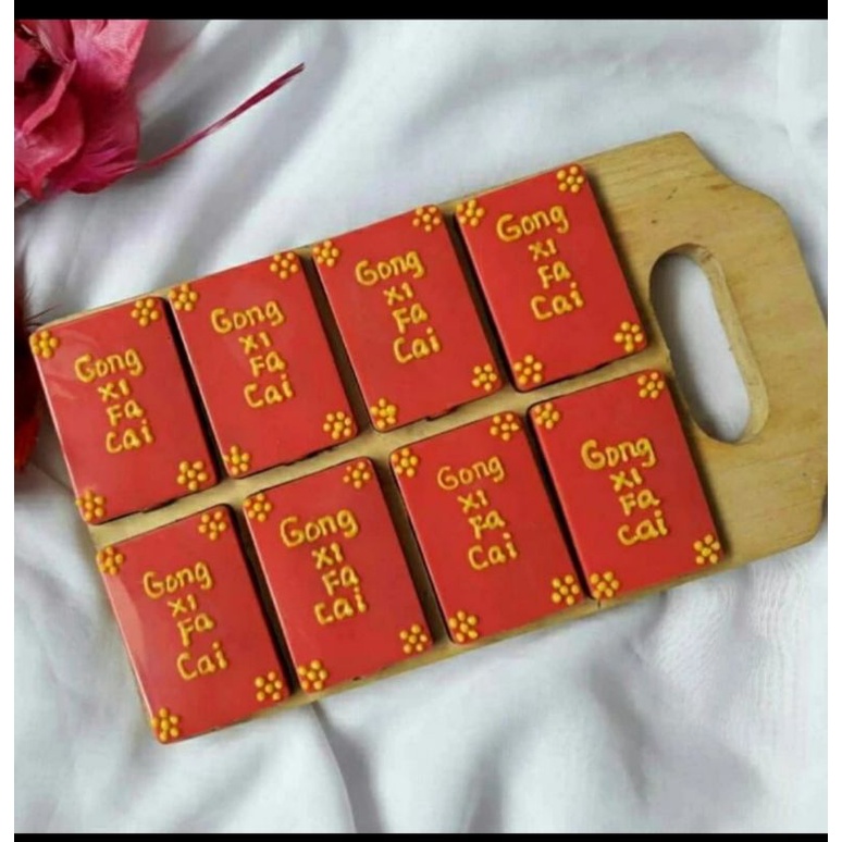 

cokelat bar tema cokelat gong xi fa cay/Chinese new year/imlek