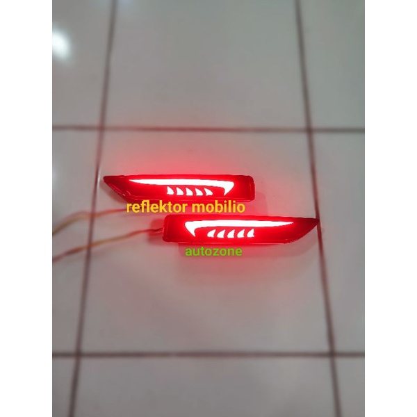 lampu led reflektor mobilio / reflektor bumper belakang mobilio / mata kucing mobilio