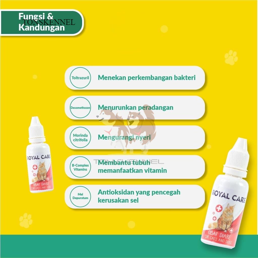 Obat Diare Kucing Anjing Royal Care 10 ML 10ML