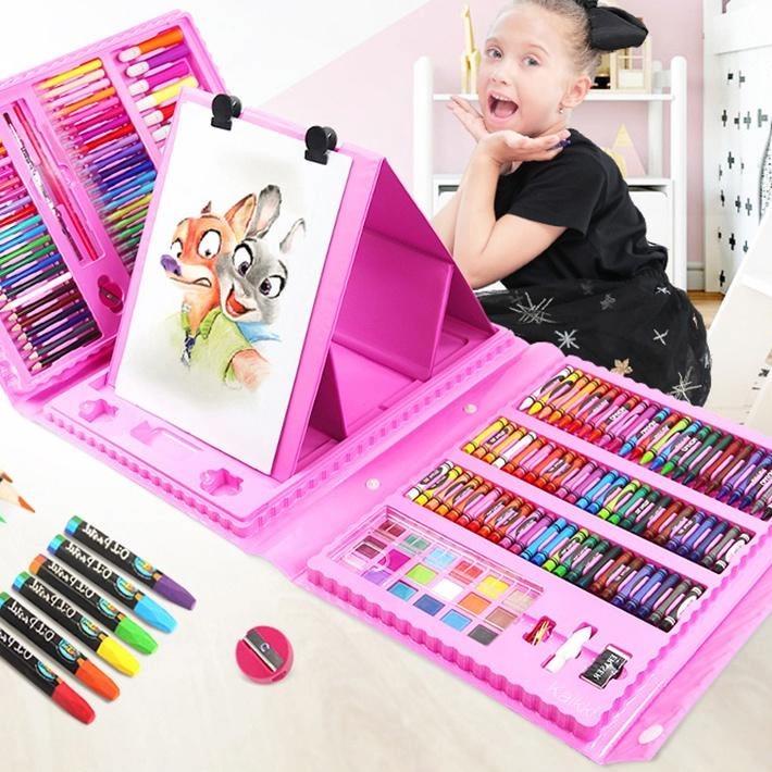 

Barang Bagus [ LSC ] Crayon Pensil Warna Art Set Pensil Warna Crayon ( 208 )!!