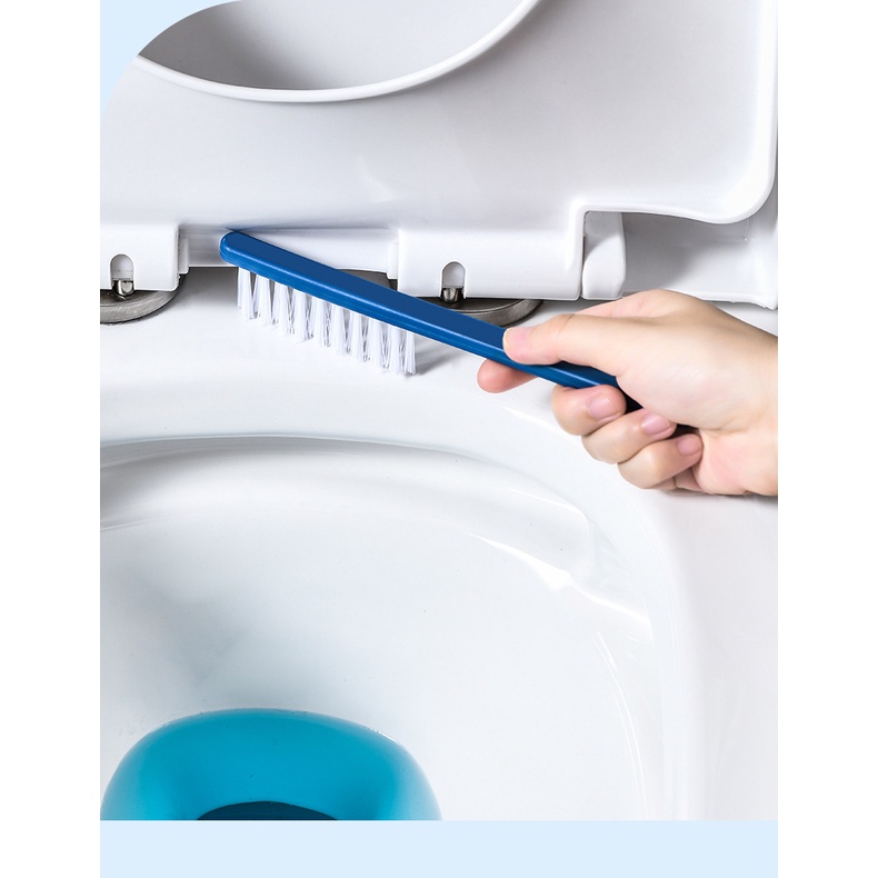 Holiven Sikat WC Toilet Set 3 in 1 Toilet Brush Sikat Pembersih Kamar Mandi