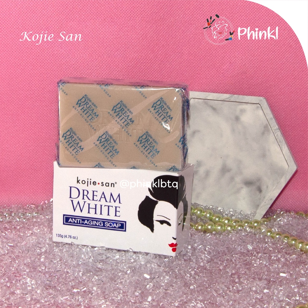 `ღ´ PHINKL `ღ´ 𝓴𝓸𝓳𝓲𝓮 𝓼𝓪𝓷 Kojie san dream white ungu sabun anti aging IMPORT pemutih kulit