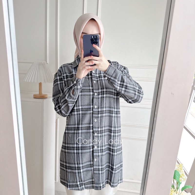 Peony Flanel Tunik