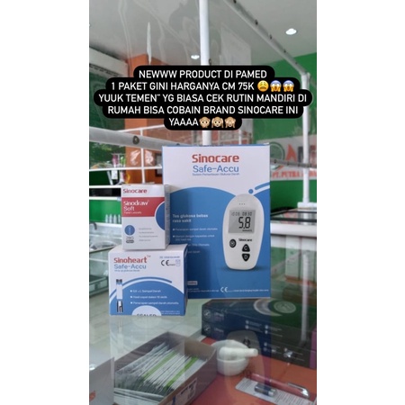 Jual Alat Cek Gula Darah Sinocare Set Shopee Indonesia