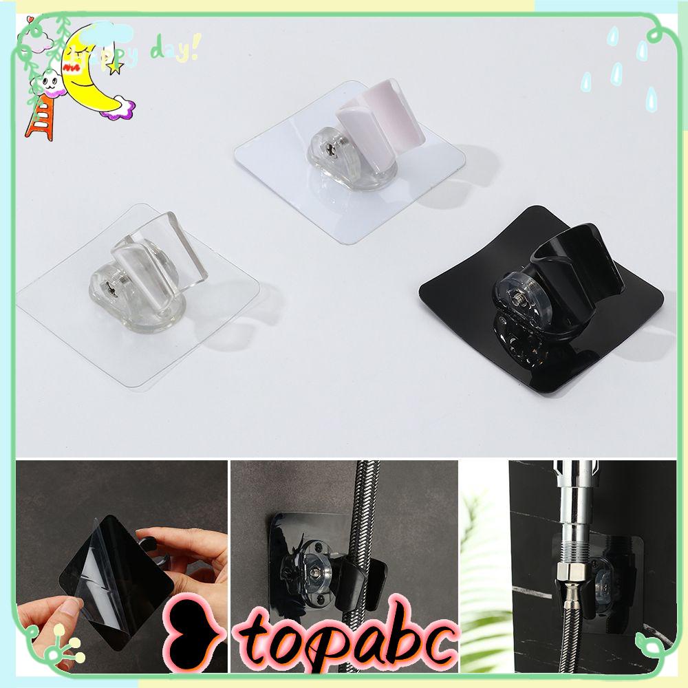 Top Shower Head Holder Aksesori Kamar Mandi Self-adhesive Adjustable Rak Dinding