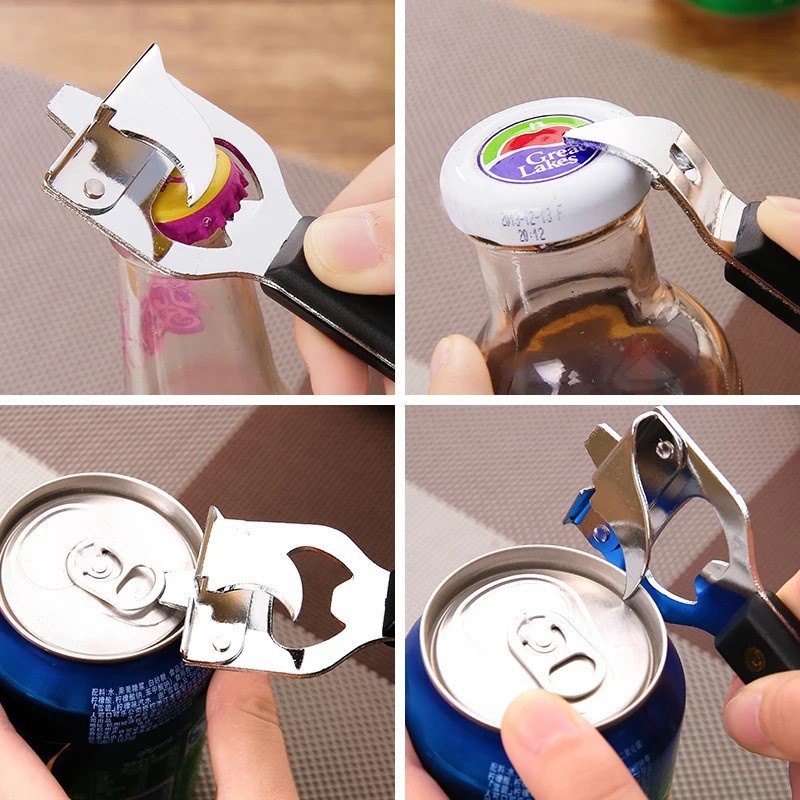 Pembuka Kaleng Pembuka Botol MANUAL Alat Can Opener bukaan stainless