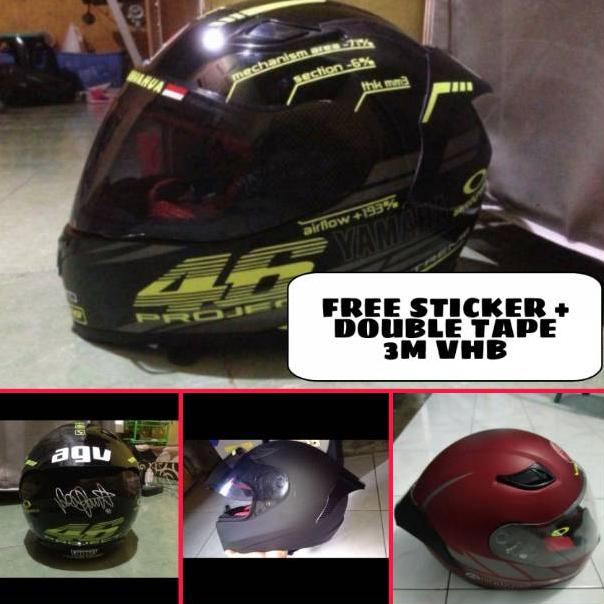 {ERI.10De22ј} Spoiler helm cargloss yamaha honda dll