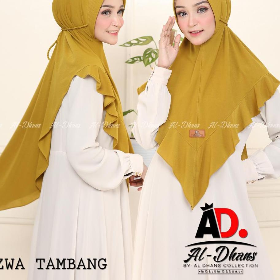 Di⚡kon   Al-Dhans Jilbab Instan Azwa Tali Tambang