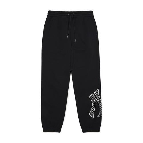 MLB NY YANKESS BASIC MONOGRAM BIG NY LOGO PANTS BLACK 100% ORIGINAL