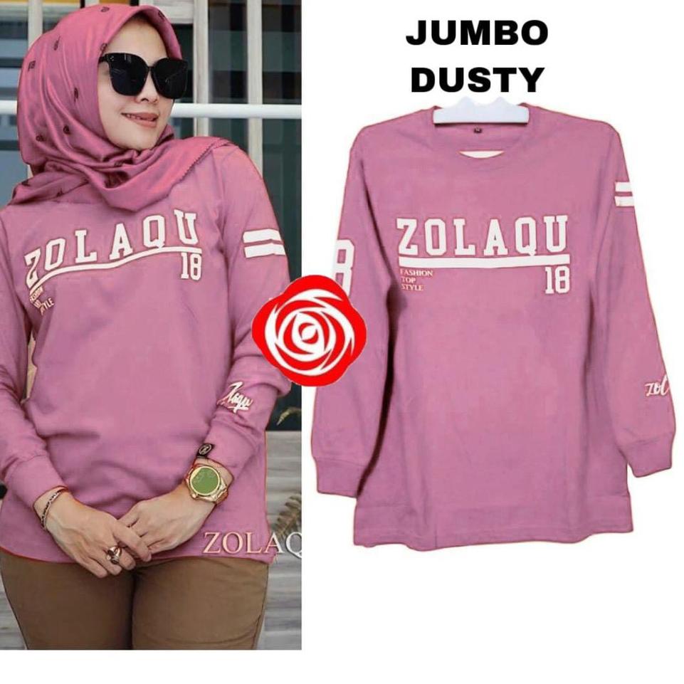Langsung Atc Kaos Lengan Panjang Zolaqu Jumbo Original