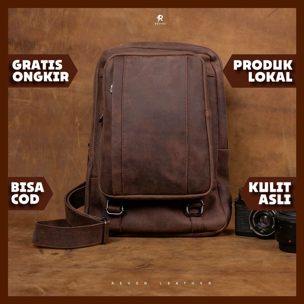 Tas Selempang AMMAR Salempang Slempang Jinjing Bahu Leather Slingbag Totebag Tote Sling Ransel Backp