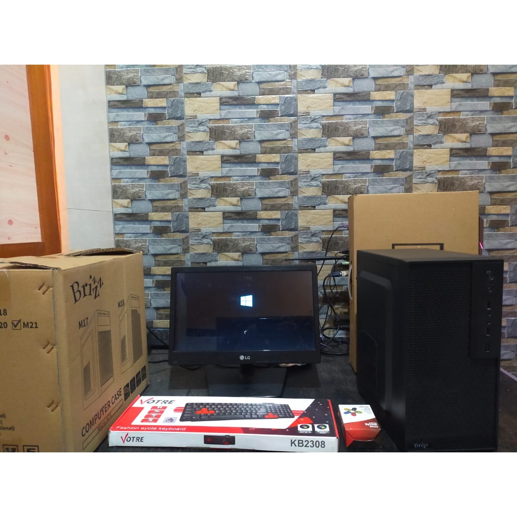 Paket Komputer Dualcore Ram 4Gb Harddisk Lcd Siap Pakai