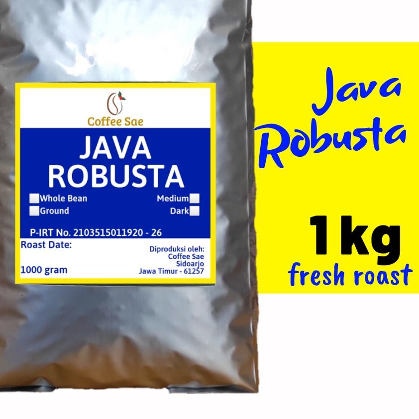 

SALE!!KOPI ROBUSTA JAVA 1 kg BIJI atau BUBUK Roasted Robusta Coffee 1kg|RA5