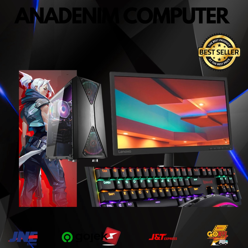 PC RAKITAN AMD ATHLON 3000G/ 16GB DDR4 / SSD  JOSS ORDER || Anadenim Store
