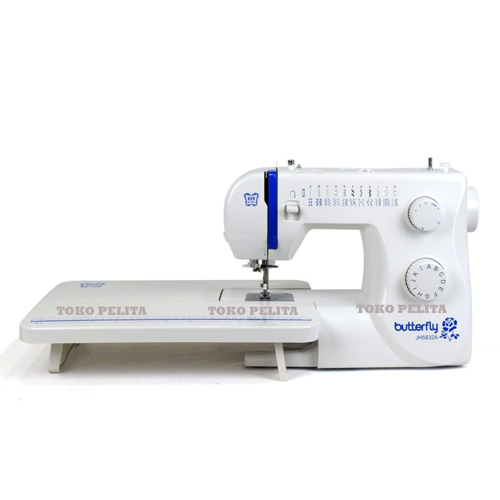 Mesin Jahit BUTTERFLY JH5832A/JH 5832A + Extension Table (Meja Tambahan)