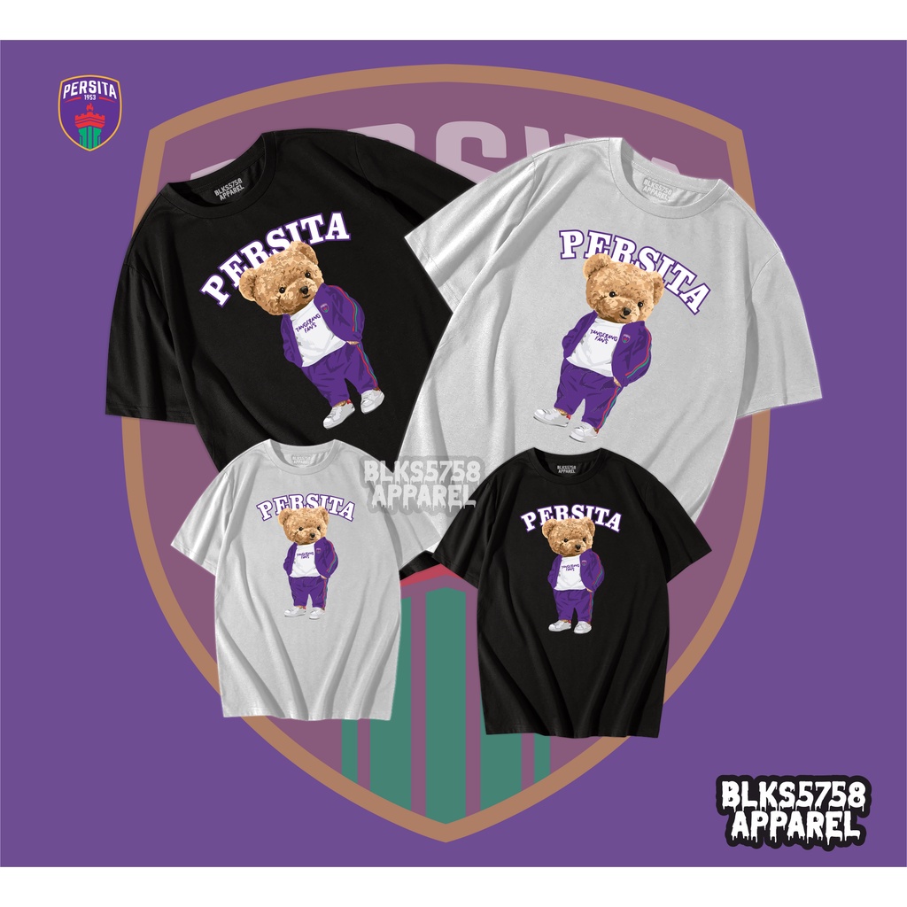 Kaos Persita "Bear Persita Tangerang" Kaos Distro Persita Tangerang