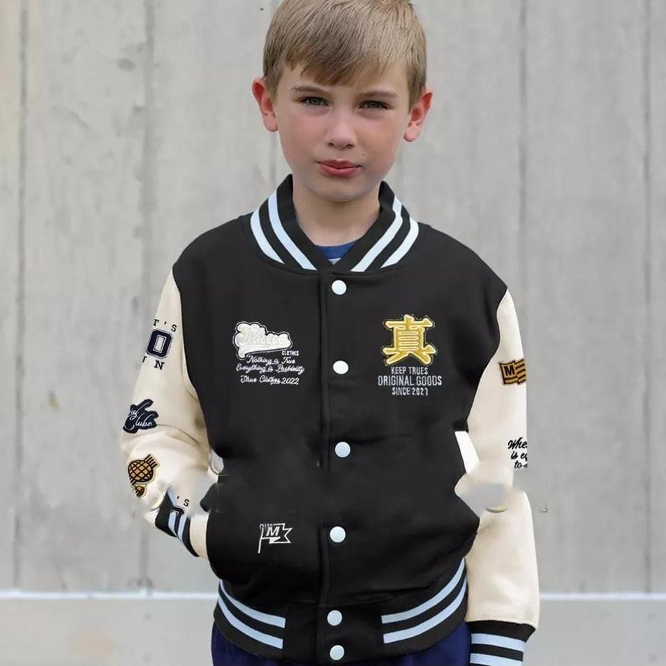 Stok Terbatas IDOLA - Jaket Varsity Basebal Original Ful Bordir - Jaket Bomber Varsity Original Prem