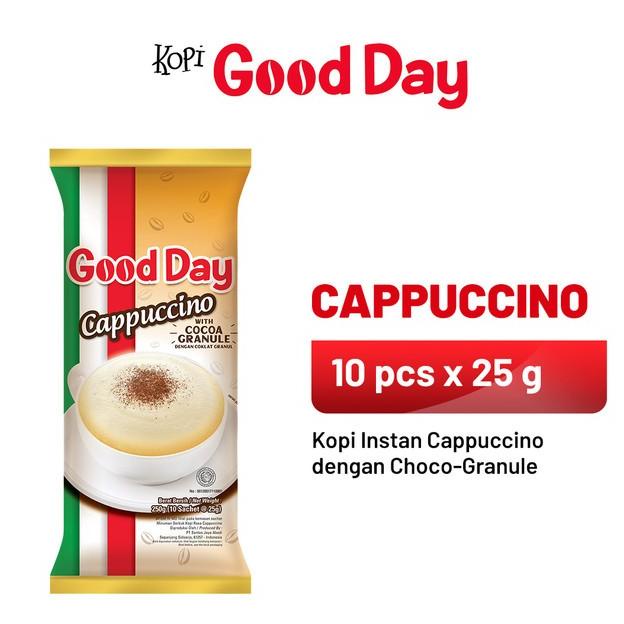 

[BISA COD] GOOD DAY Cappuccino 1 Pack (10 x 25 gr)