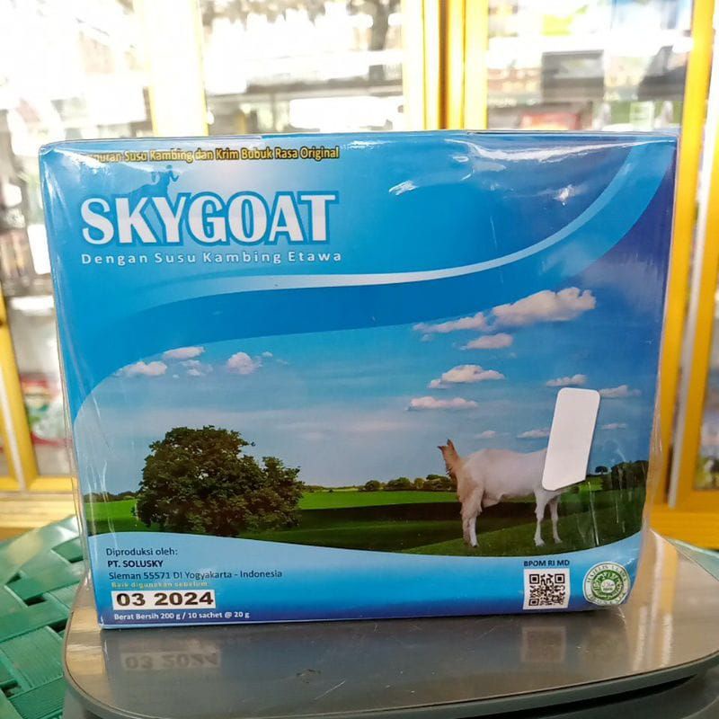 

SUSU KAMBING ETAWA SKY GOAT 10 sachet @20gr