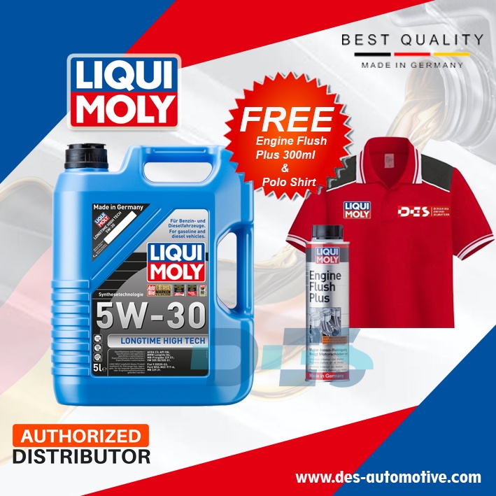 Jual Paket Ganti Oli Longtime Hightech 5W30 & Engine FLush + Oil