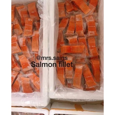 

PRODUK KEREN Fresh Salmon Fillet Sashimi Grade Atlantic, Salmon Segar 200 gram/pack (Atlantic Salmo Salar) ♩ 859