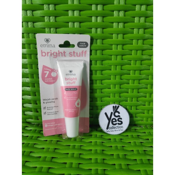 Emina Face Serum Bright Stuff Pouch 7.5ml Muka anak remaja wajah cerah glowing