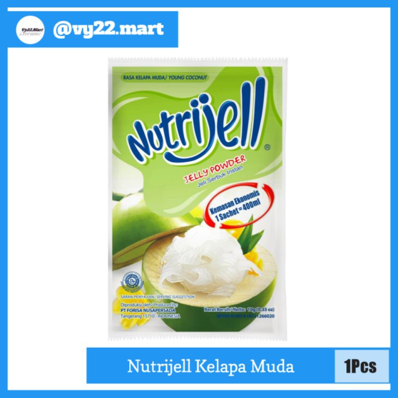 

Nutrijell Jelly Serbuk Instan Rasa Kelapa Muda 1Pcs