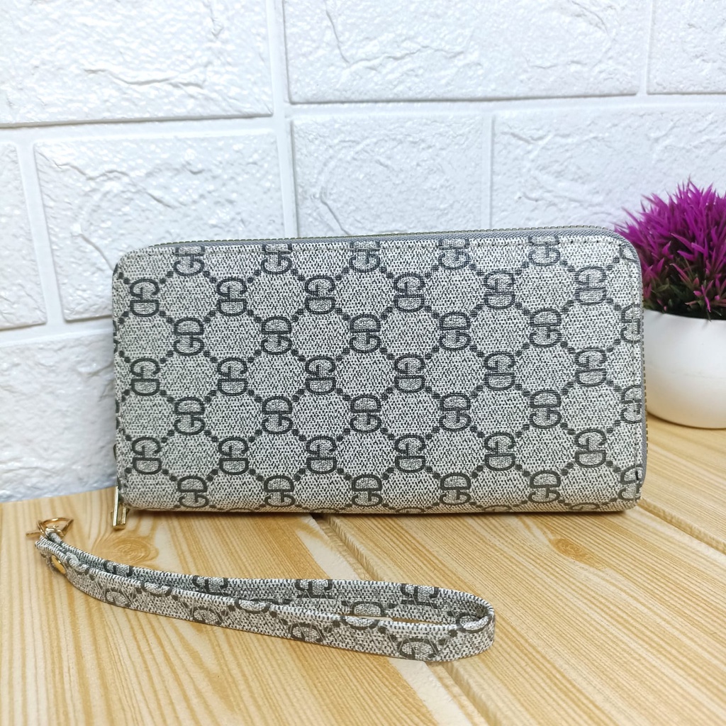 AND / COD / Dompet Panjang Wanita Import Zipper Dompet Jalan Cewek Motif Cantik Dompet Panjang Perempuan Dewasa Dompet Casual Murah D38