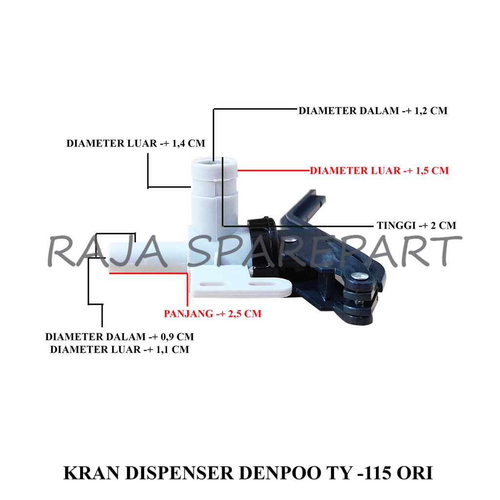 KRAN DISPENSER DENPOO TY -115 ORI