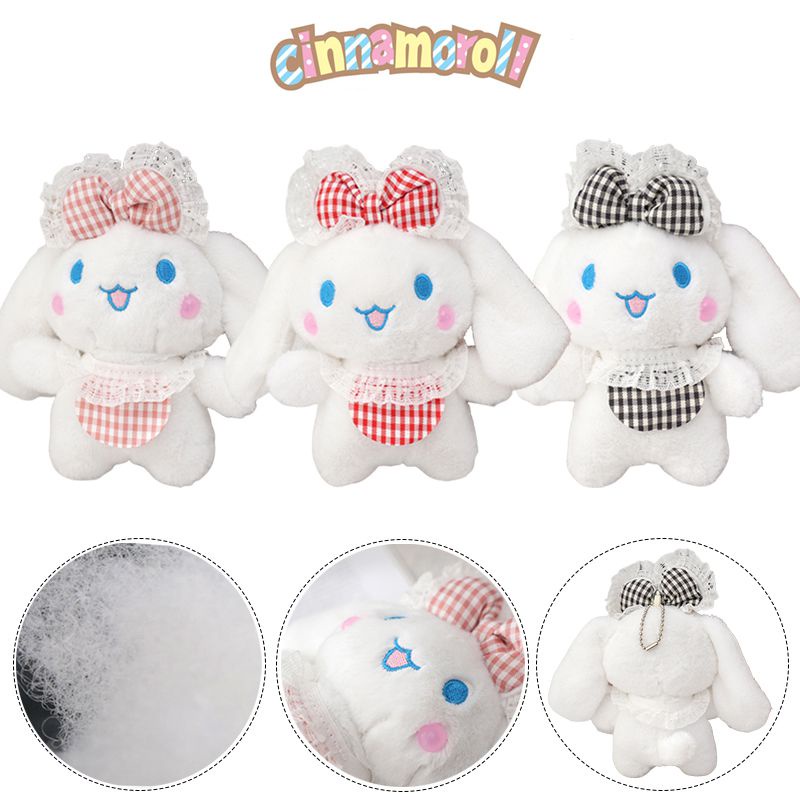Liontin Mainan Plush Cinnamoroll Hias Untuk Mobil Sofa Tempat Tidur Dan Lainnya
