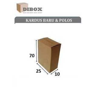 

KARDUS / BOX KARTON POLOS UKURAN 25 x 10 x 70 CM DOUBLE WALL