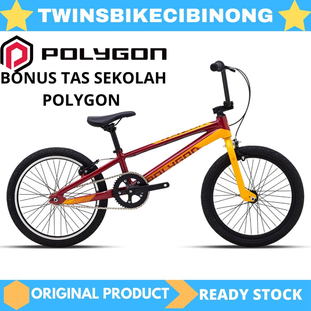 SEPEDA BMX 20 INC POLYGON RAZOR PRO ORIGINAL ALLOY FRAME
