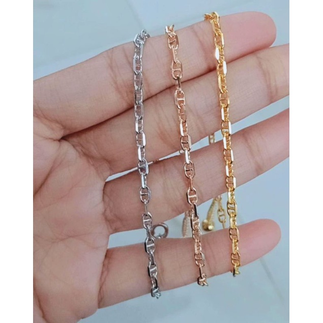 gelang rantai cart*r + 2 bel / gelang perak asli silver 925 lapis emas / gelang fashion wanita terbaru