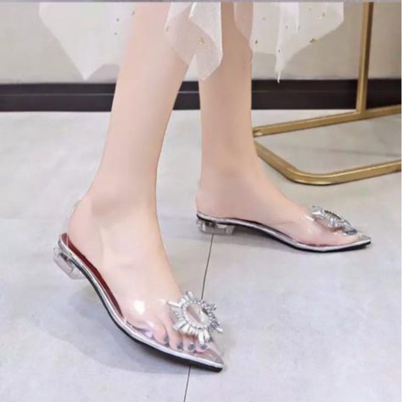 (( AN05) Hills/high heels mika variasi bulat kilau import