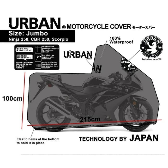 SELIMUT NMAX AEROX URBAN JUMBO SARUNG MOTOR MANTEL MOTOR COVER MOTOR