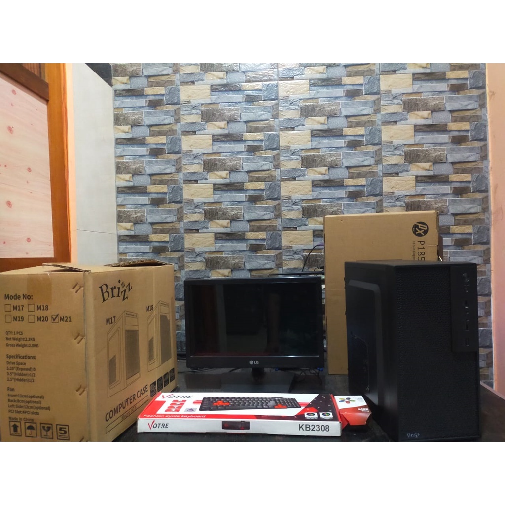 Paket Komputer Dualcore Ram 4Gb Harddisk Lcd Siap Pakai