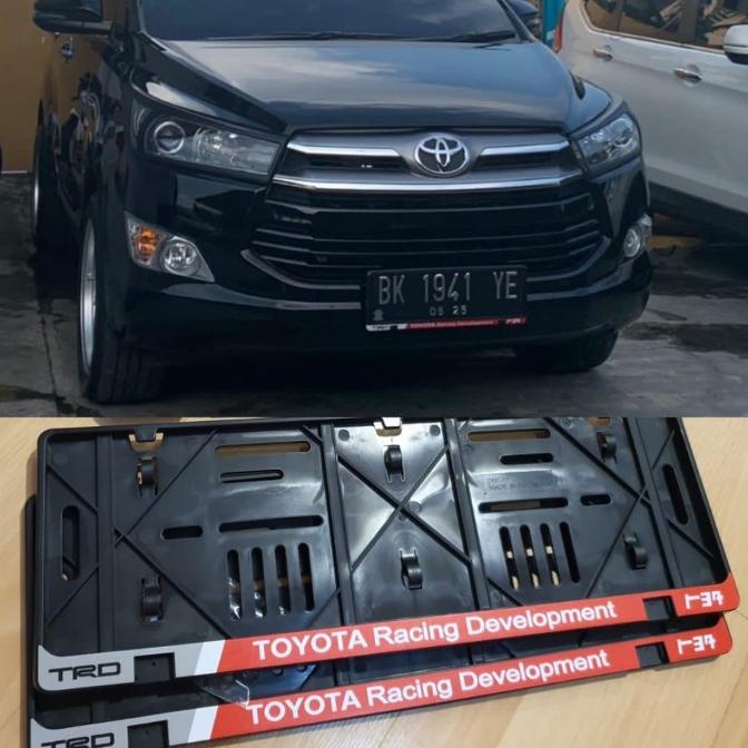 TERMURAH dudukan plat nomor mobil Innova TRD