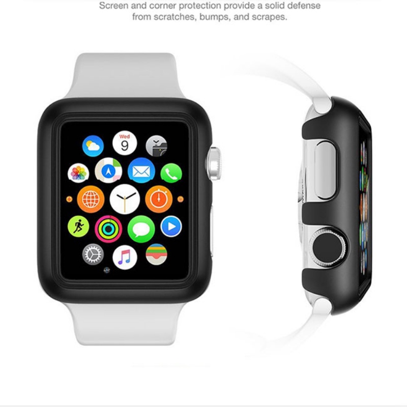 Metal Cover For Apple Watch Case 45mm 41mm 44mm 40mm 42mm 38mm Bumper Pelindung Aluminium Untuk iWatch Series8 7 SE 6 5 4 3 2 1